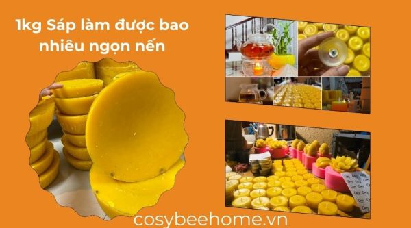 1kg Sáp Tạo Bao Nhiêu Ngọn Nến? Số Lượng Và Kích Thước Bạn Cần Biết