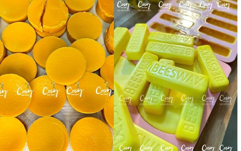 Thanh sáp ong tự nhiên, không pha tạp chất, cung cấp sỉ và lẻ