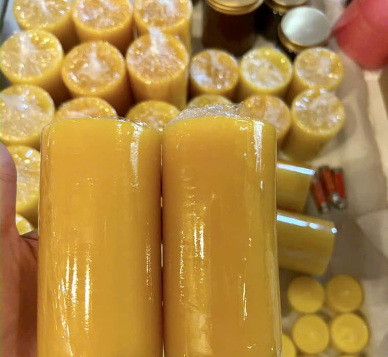 Sáp ong nấu đã loại bỏ sạch tạp chất