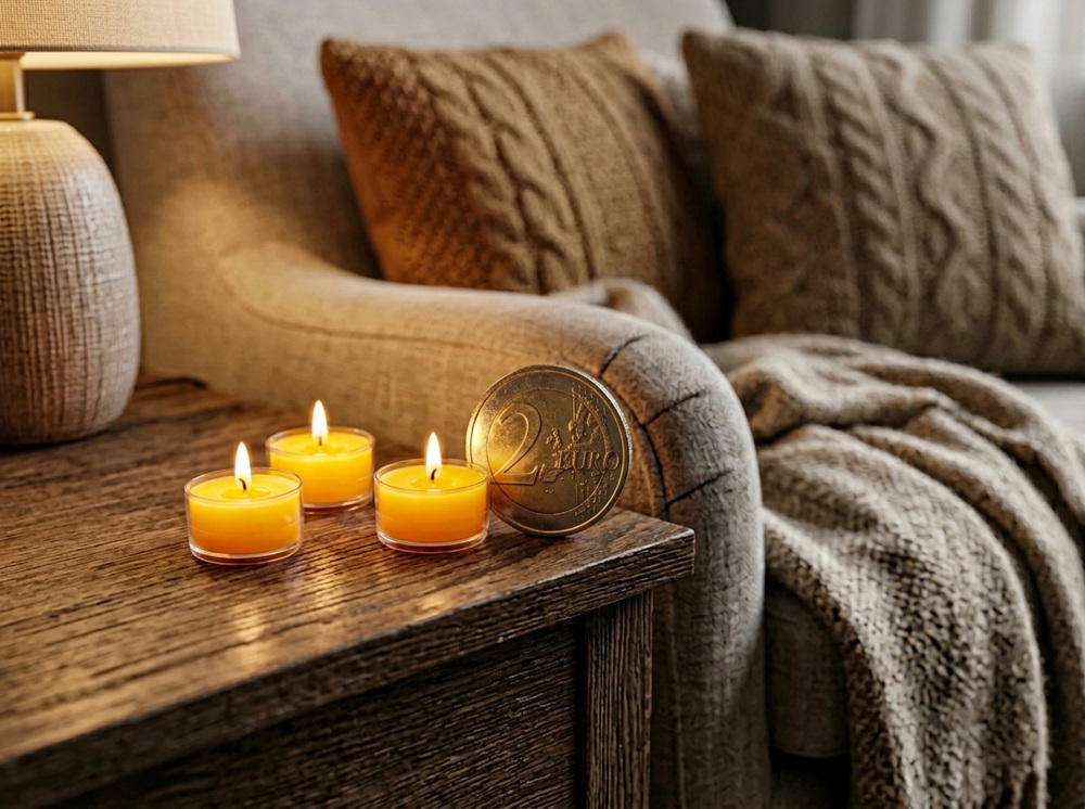 Nến Thuần Nguyên tealight sáp ong rừng nguyên bản set 10