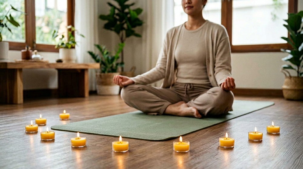 Nến Thuần Nguyên tealight sáp ong cho không gian sống