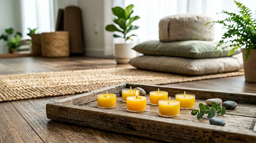 Nến Thuần Nguyên tealight sáp ong nguyên chất tinh khiết